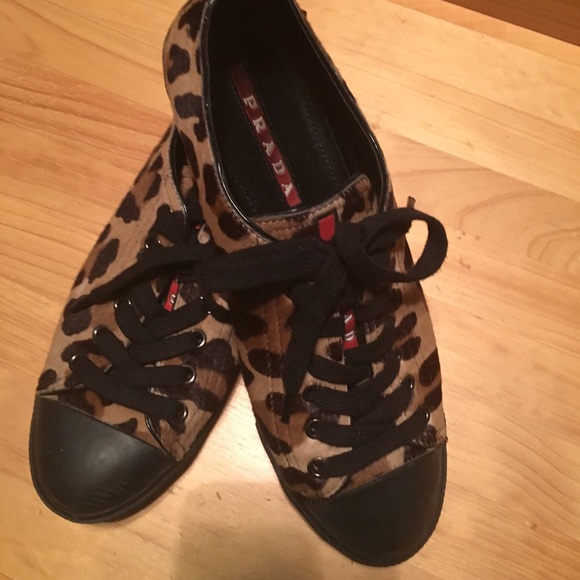prada leopard shoes